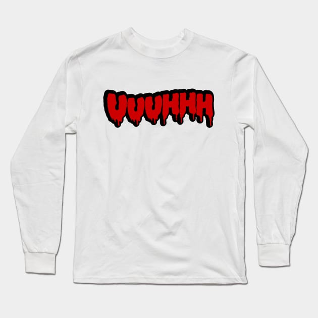 Zombie Groan Long Sleeve T-Shirt by tinybiscuits